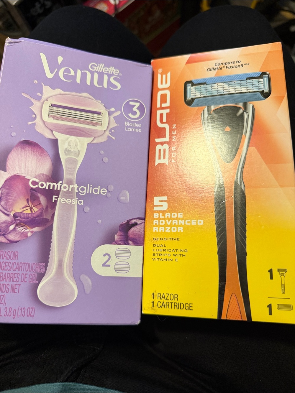 Venus and CVS razors